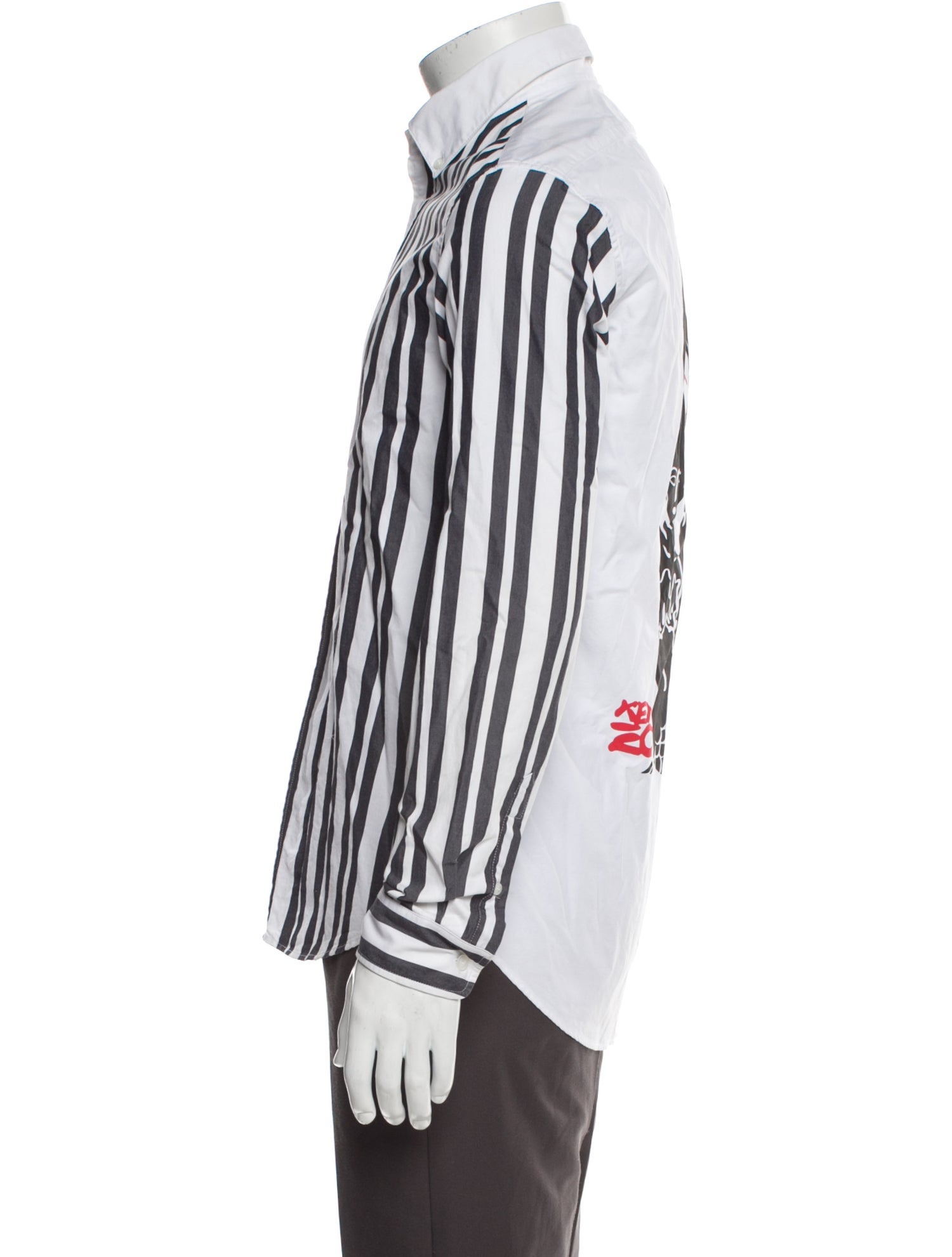 Kenzo Striped Long Sleeve Shirt