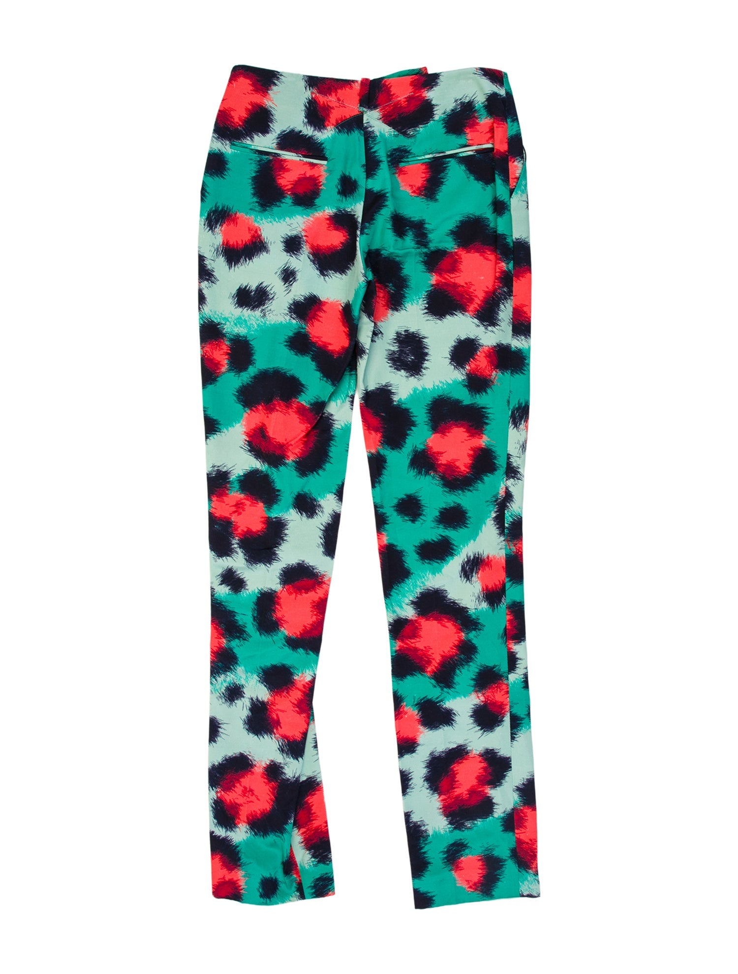 Kenzo Animal Print Skinny Leg Pants