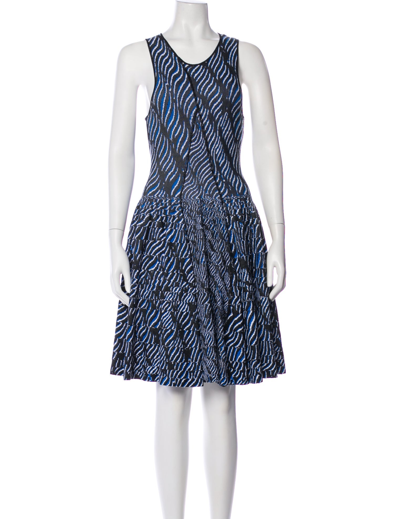 Kenzo Striped Knee-Length Dress