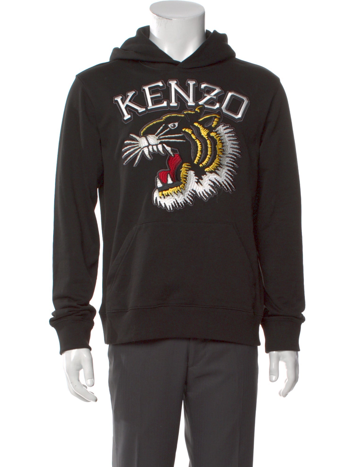 Kenzo Graphic Print Crew Neck Hoodie