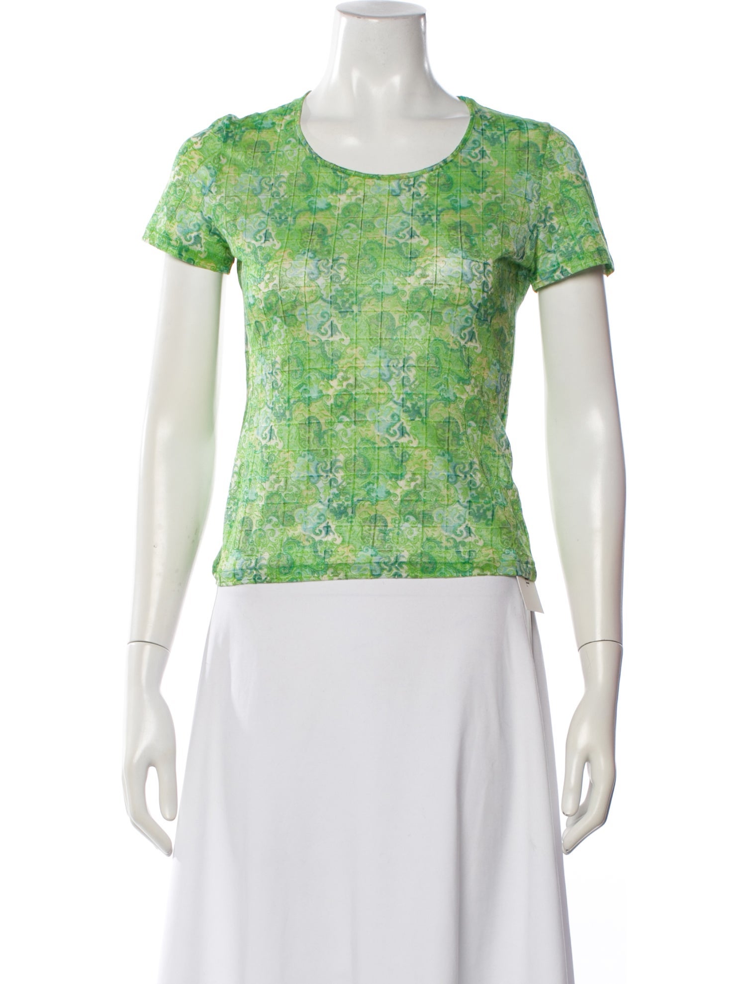 Kenzo Patterned Crew Neck T-Shirt