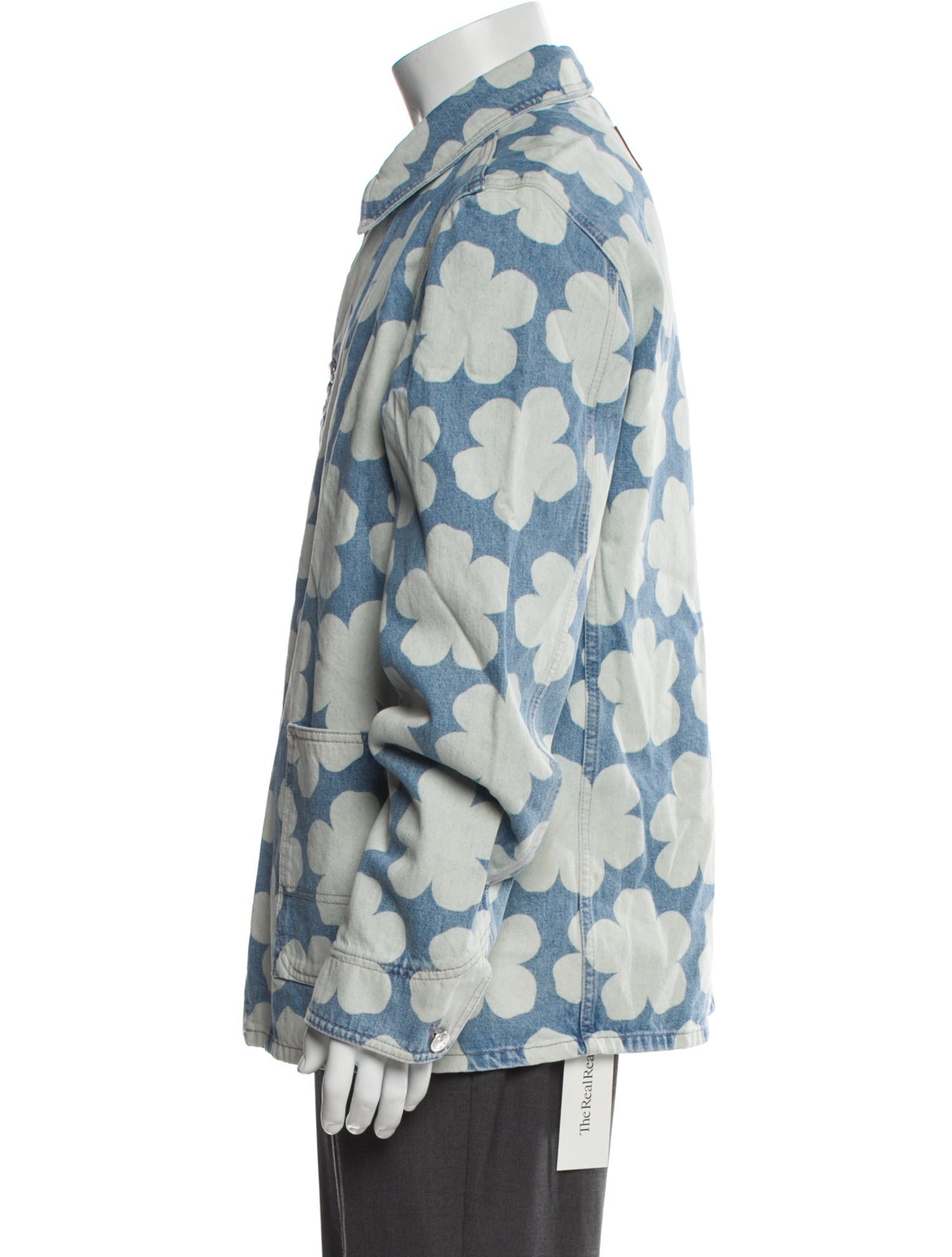 Kenzo Floral Print Denim Jacket