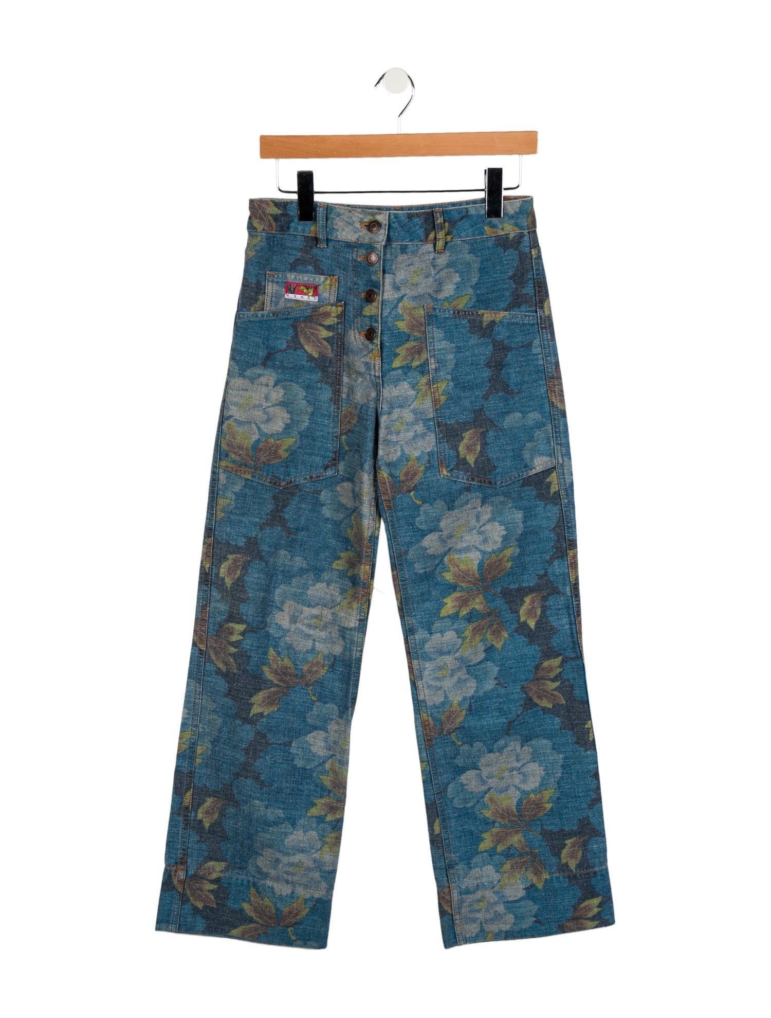 Kenzo High-Rise Wide Leg Jeans