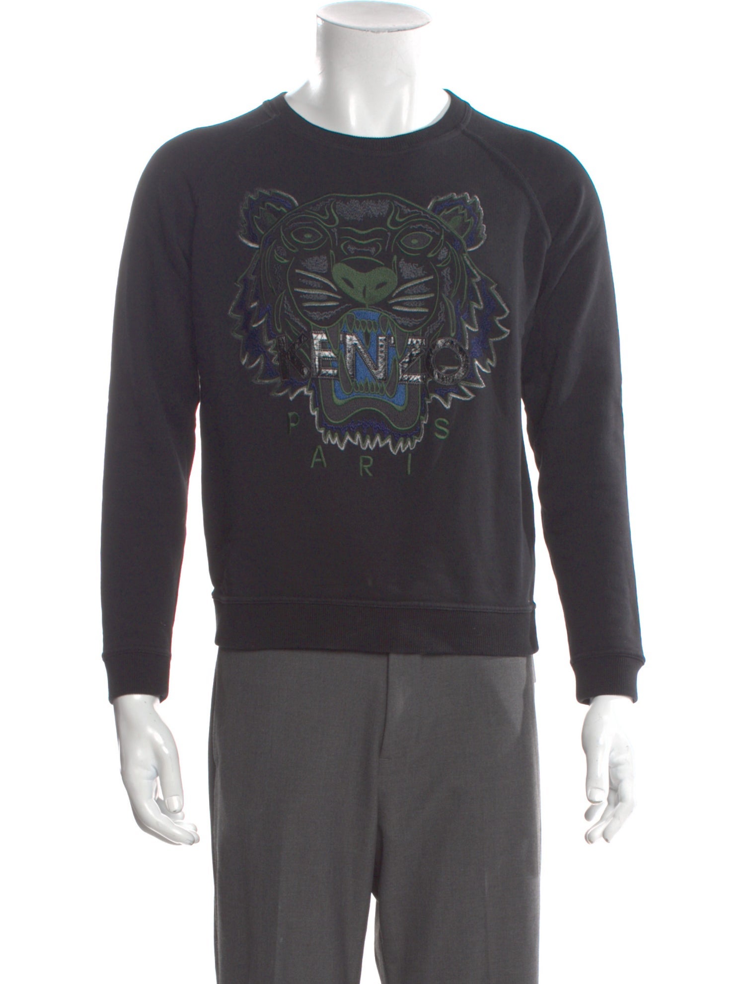 Kenzo Graphic Print Crew Neck Pullover