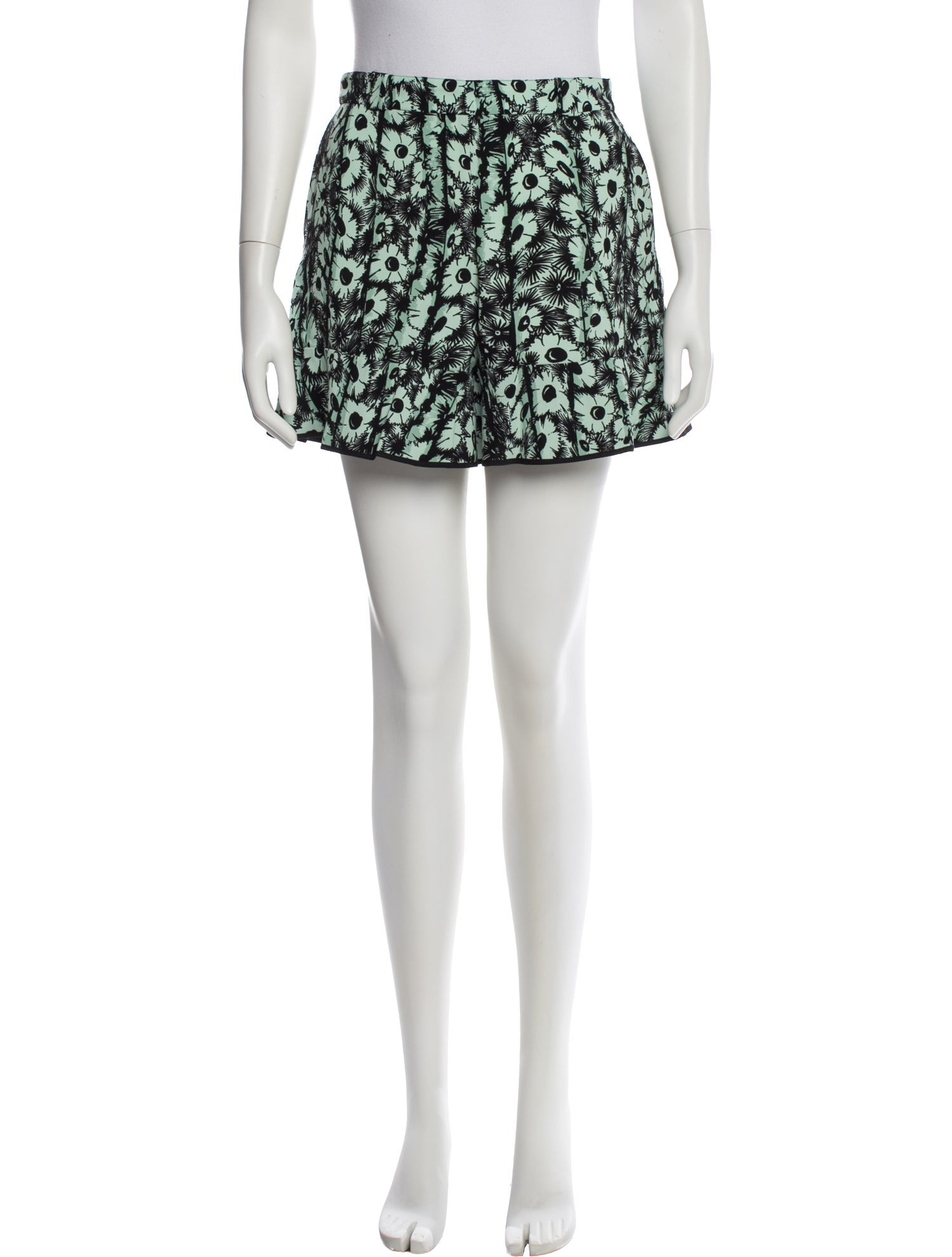 Kenzo Floral Print Mini Shorts