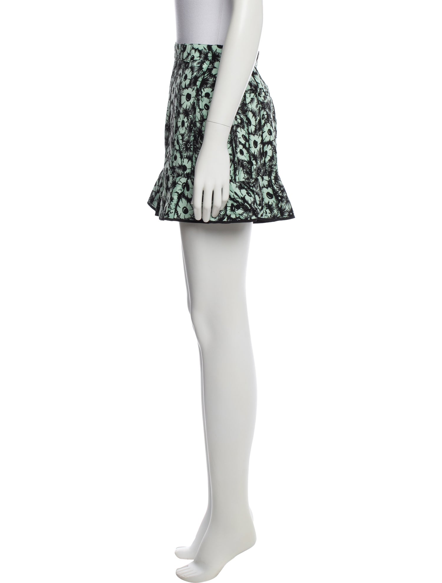 Kenzo Floral Print Mini Shorts