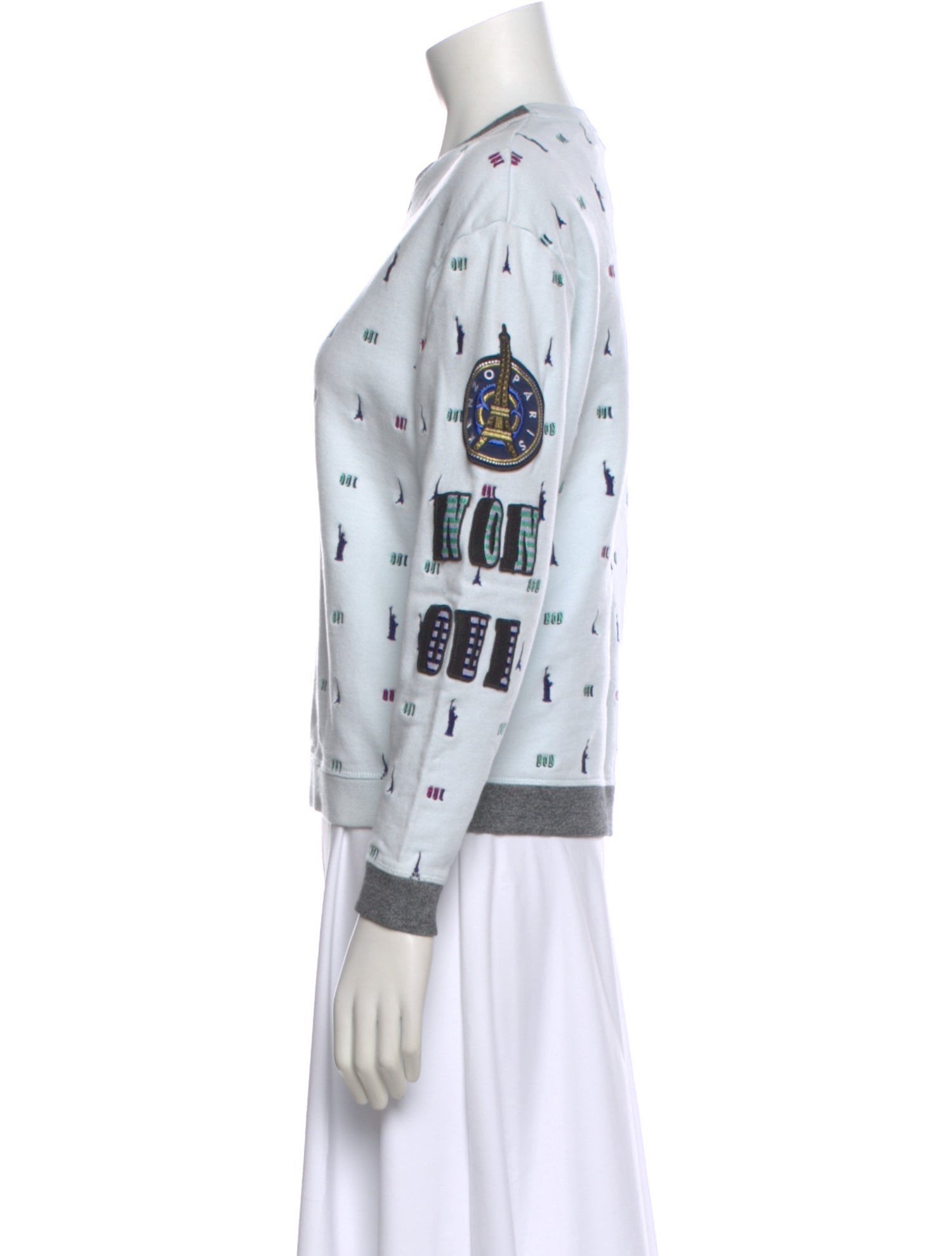 Kenzo Graphic Print Crew Neck Sweatshirt