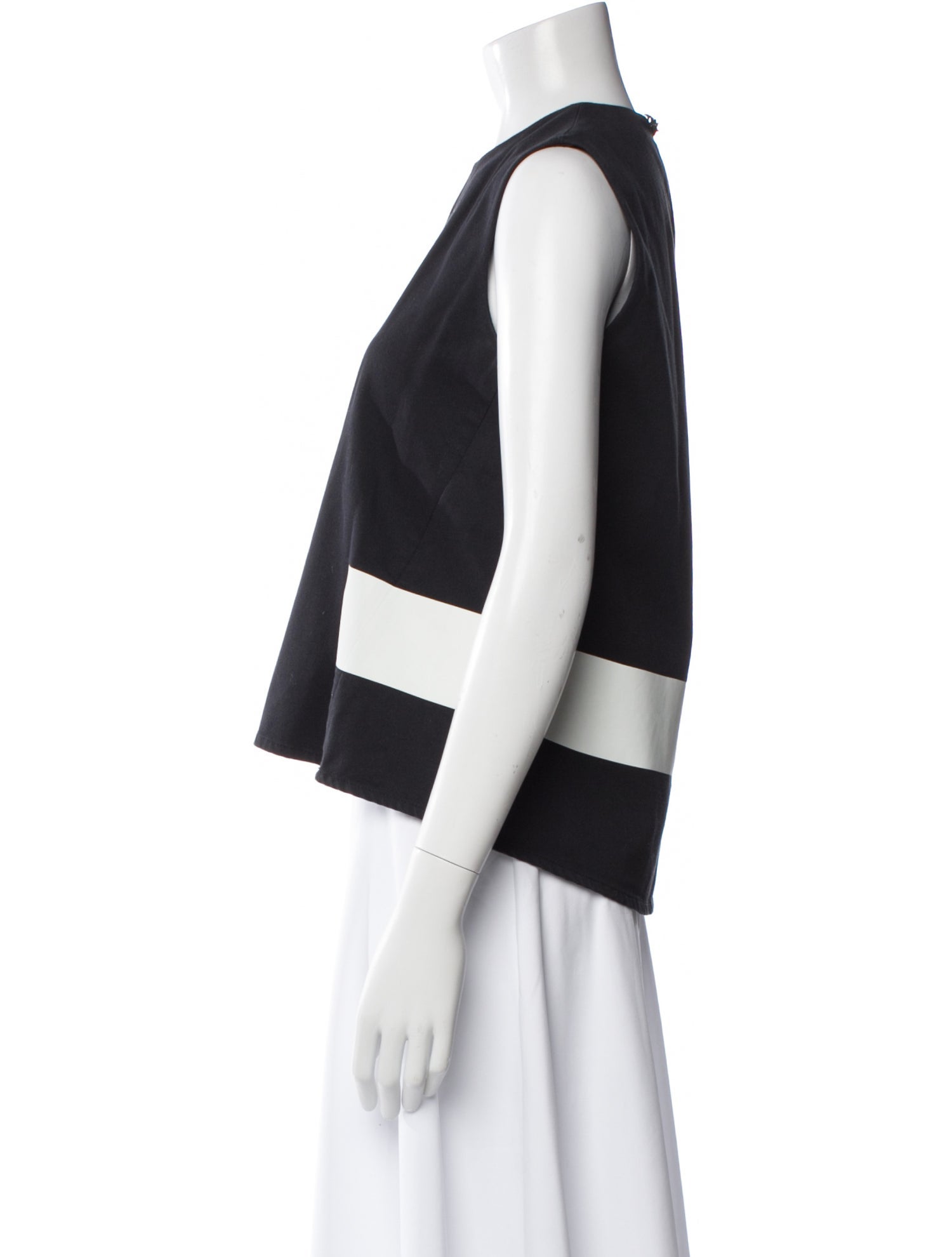 Kenzo Colorblock Pattern Crew Neck Top