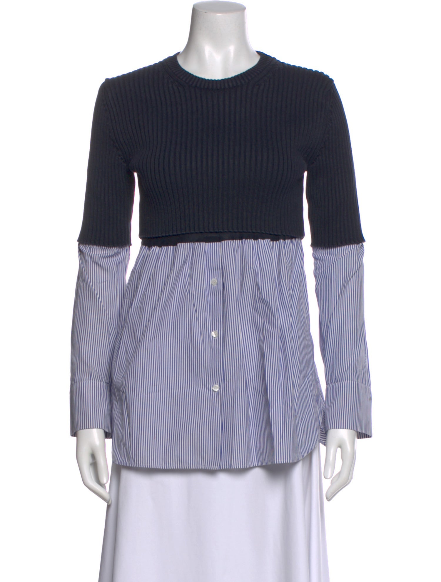 Kenzo Striped Crew Neck Top