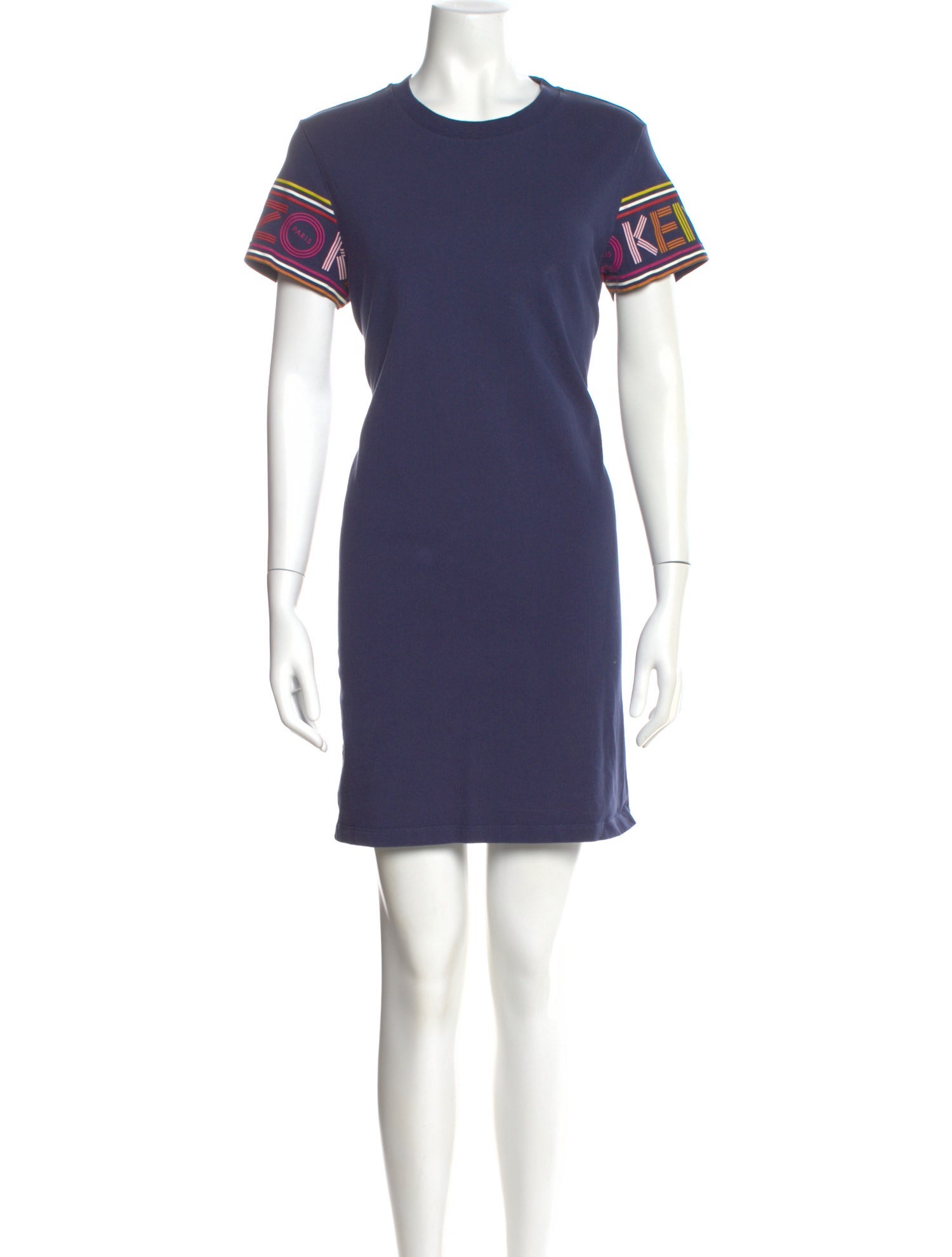 Kenzo Crew Neck Mini Dress