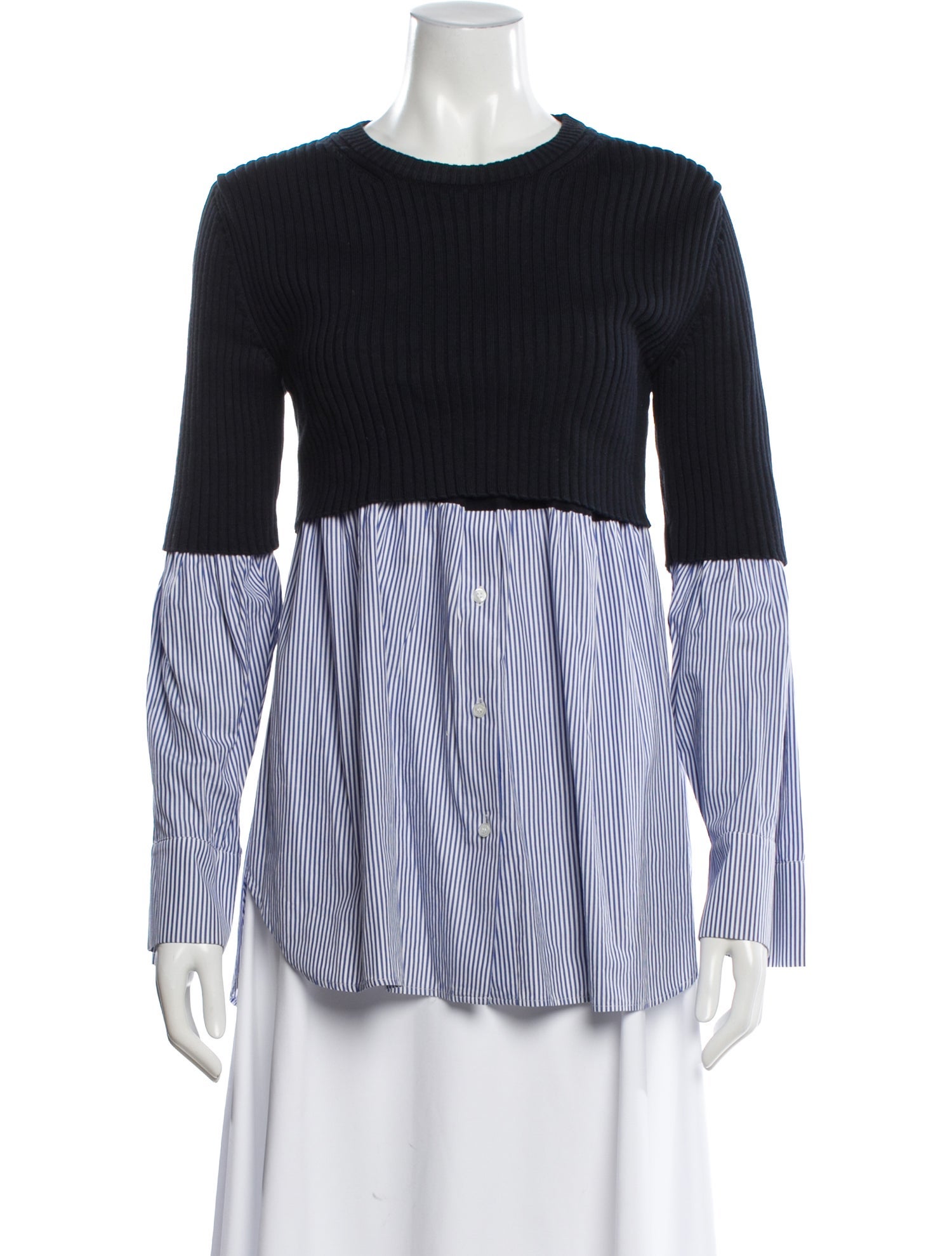 Kenzo Striped Crew Neck Top