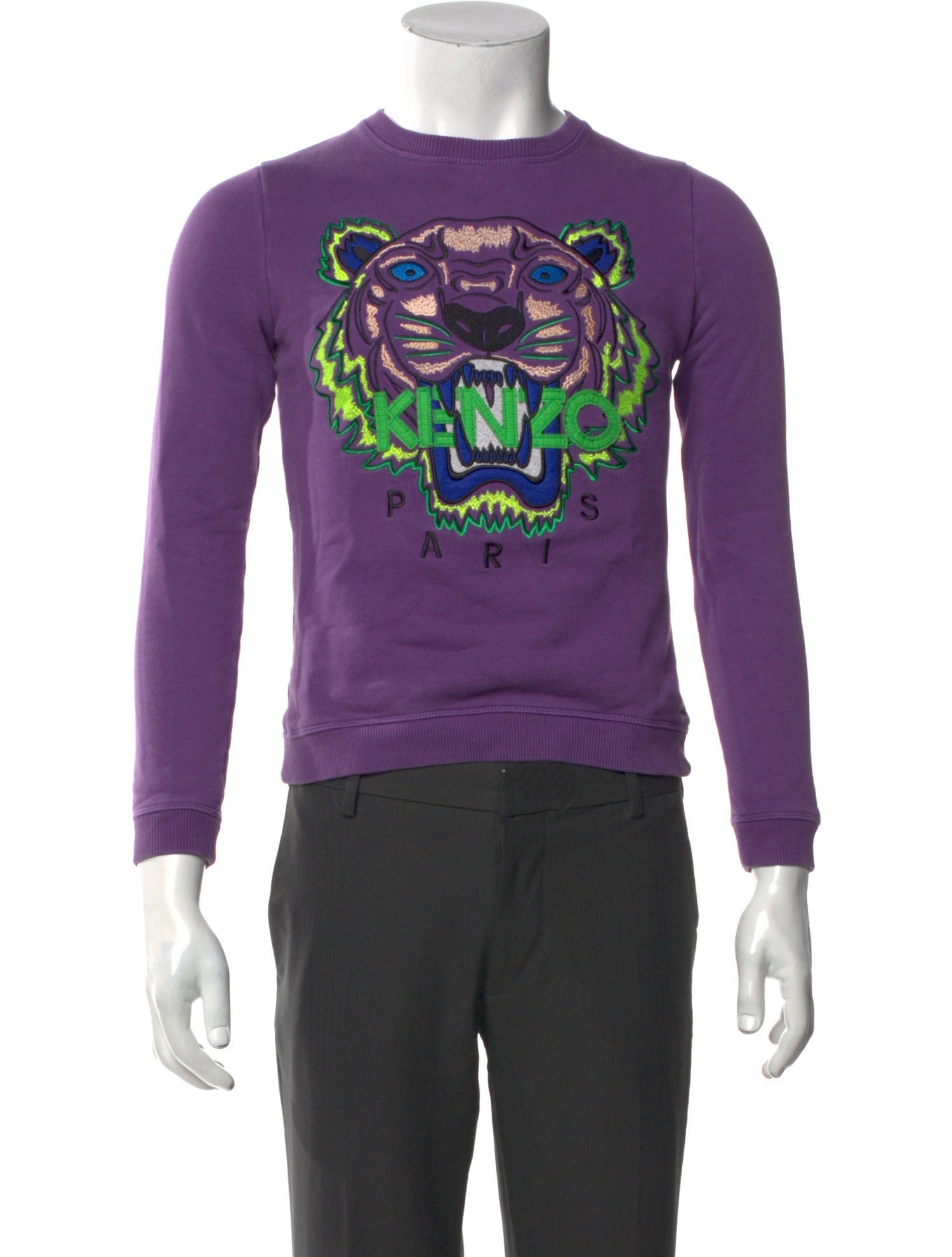 Kenzo Graphic Print Crew Neck Sweatshirt