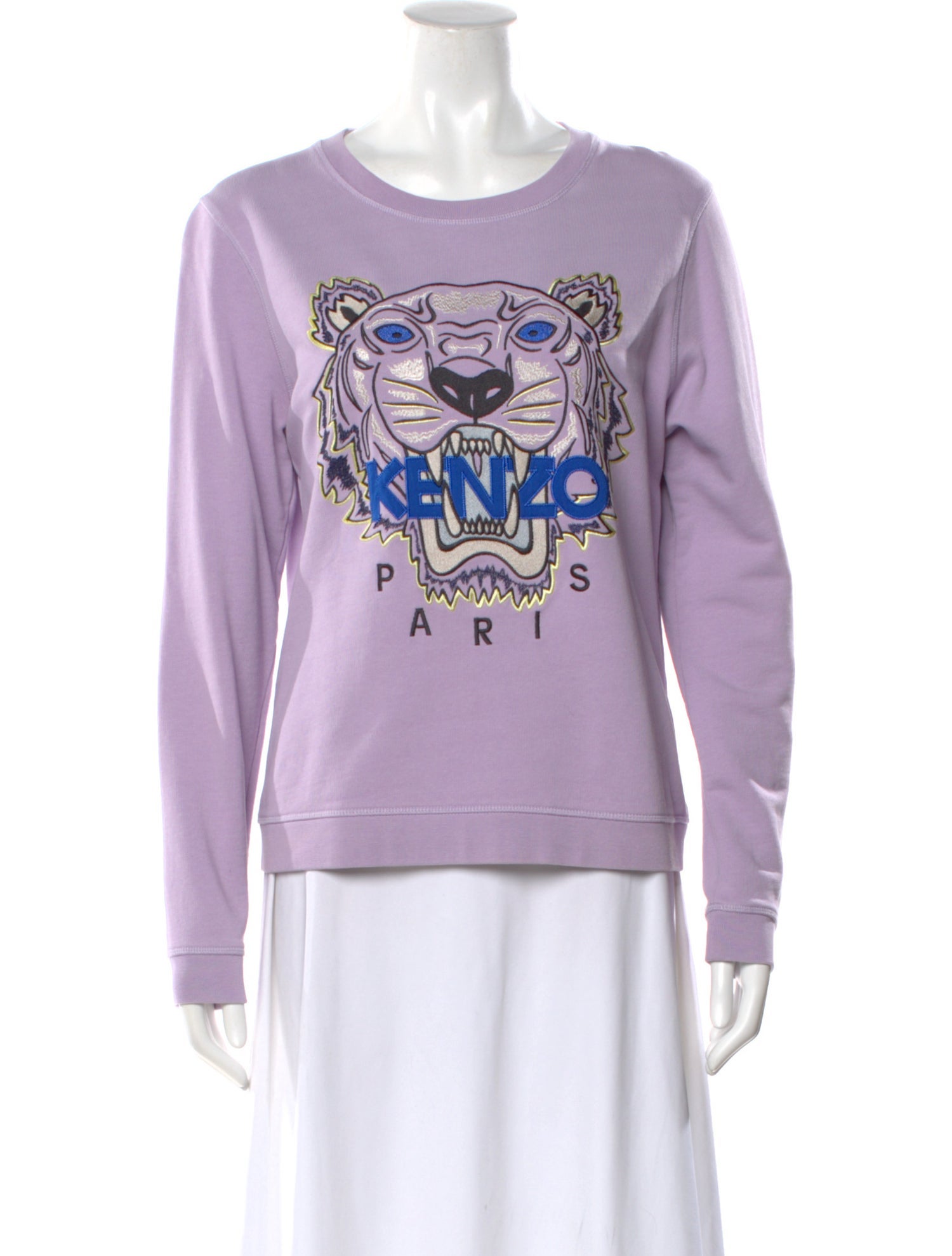 Kenzo Graphic Print Crew Neck Sweatshirt