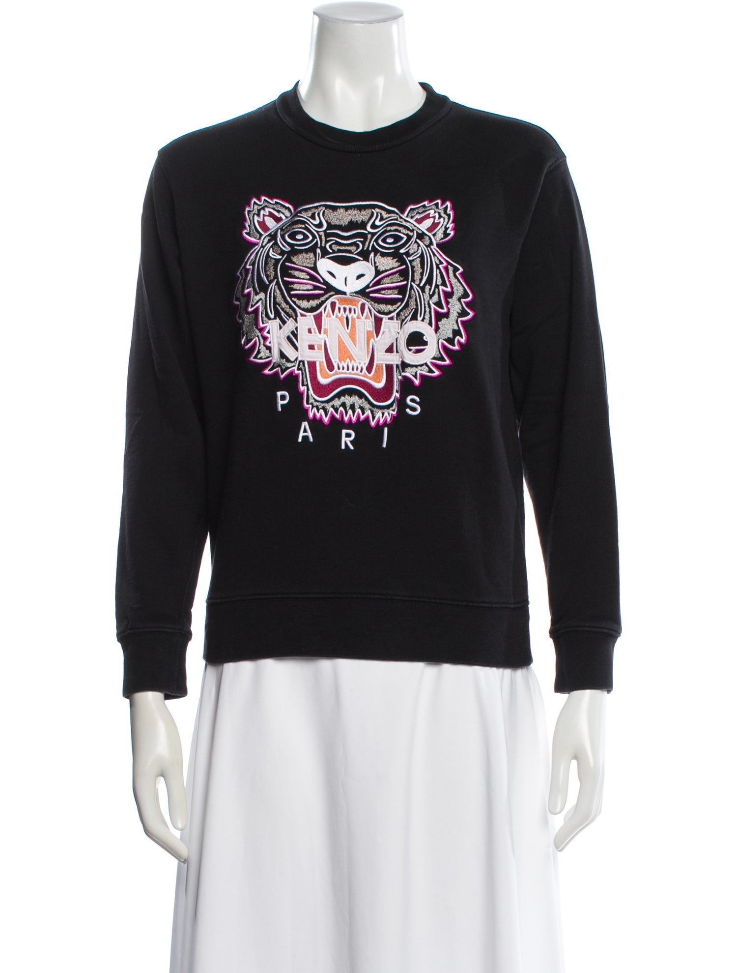 Kenzo Graphic Print Crew Neck Sweatshirt