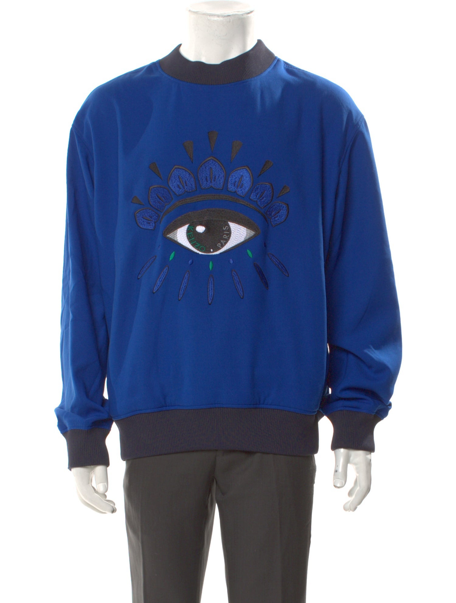Kenzo Graphic Print Crew Neck Pullover