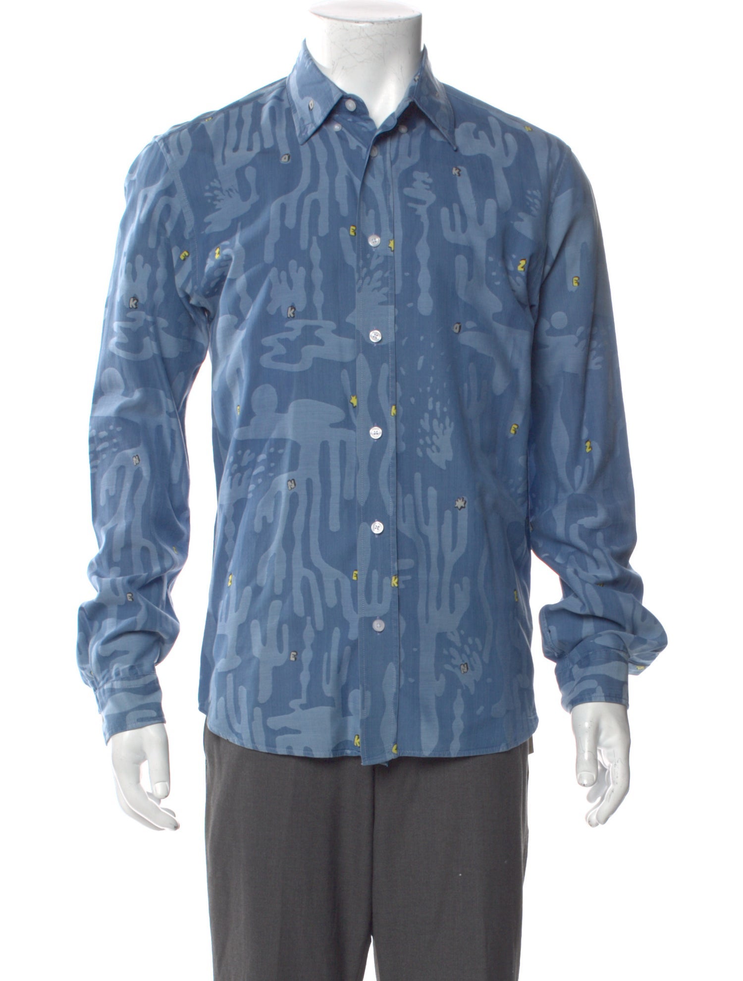 Kenzo Printed Long Sleeve Shirt