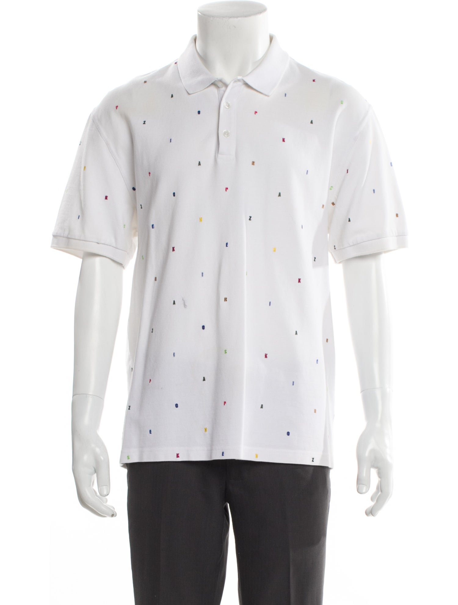 Kenzo Printed Collar Polo Shirt