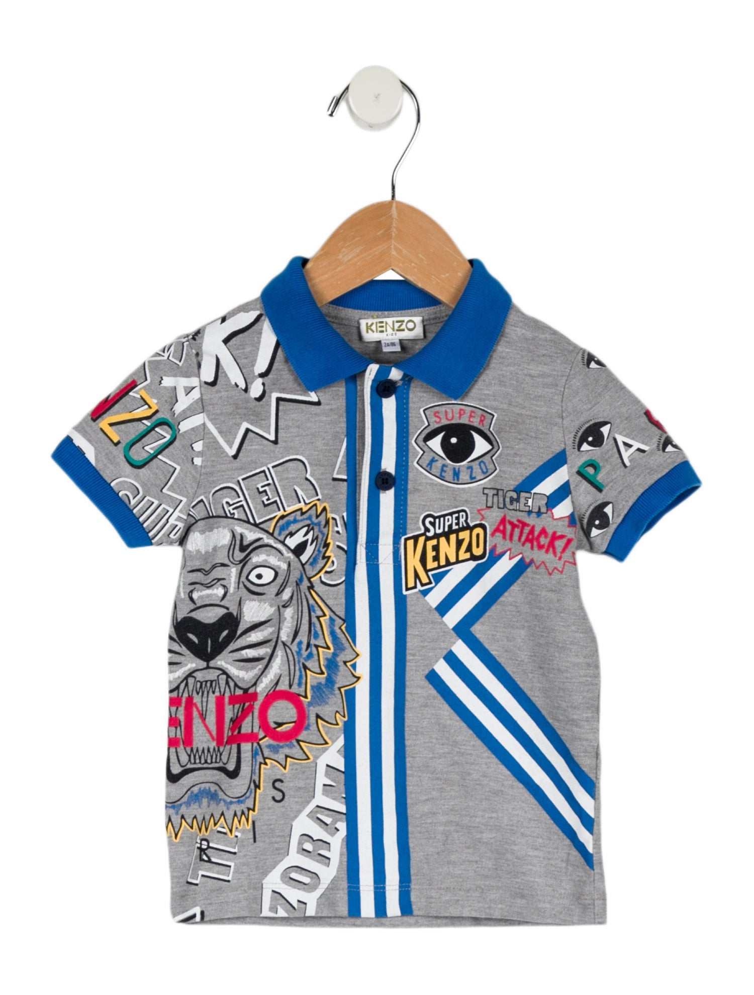 Kenzo Toddler Boys' Logo Print Short Sleeve Polo Shirt