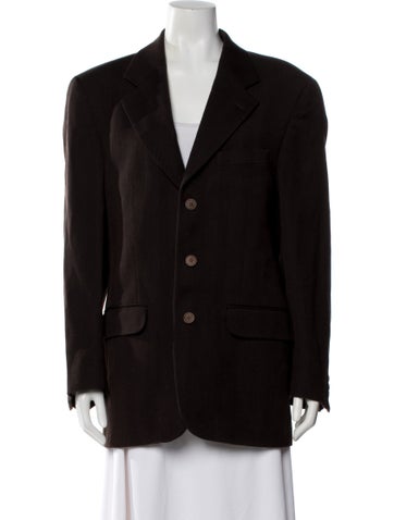 Pre-owned Kenzo Wool Blazer In Brown