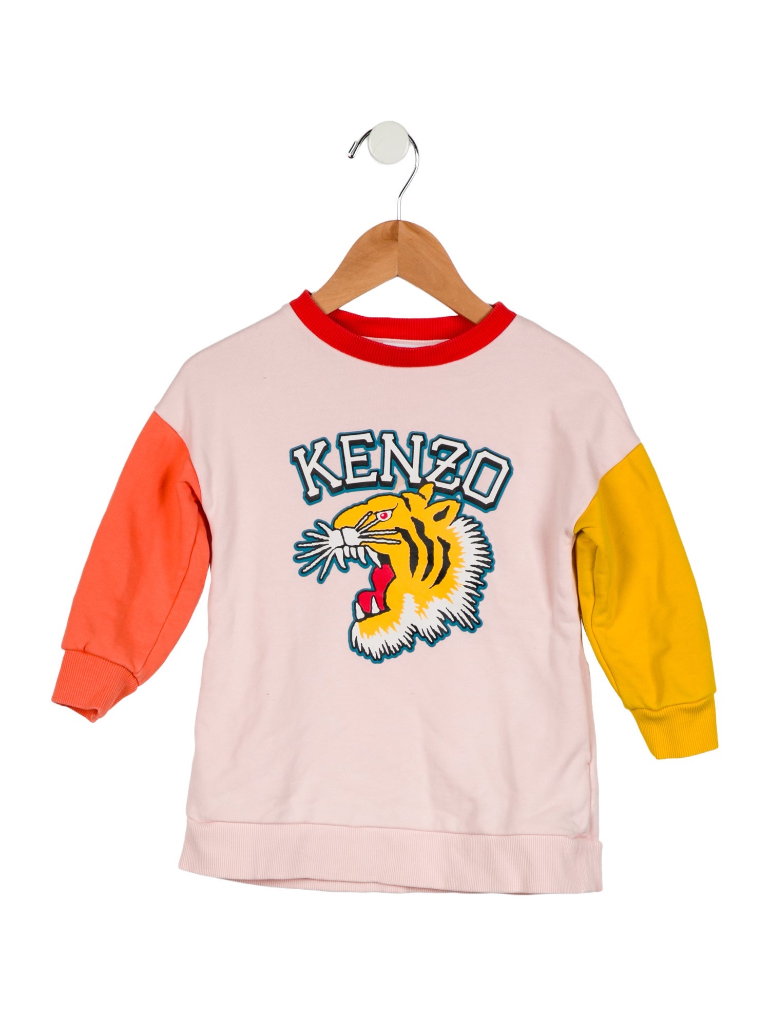 Kenzo Toddler Girls' Colorblock Crewneck Sweater