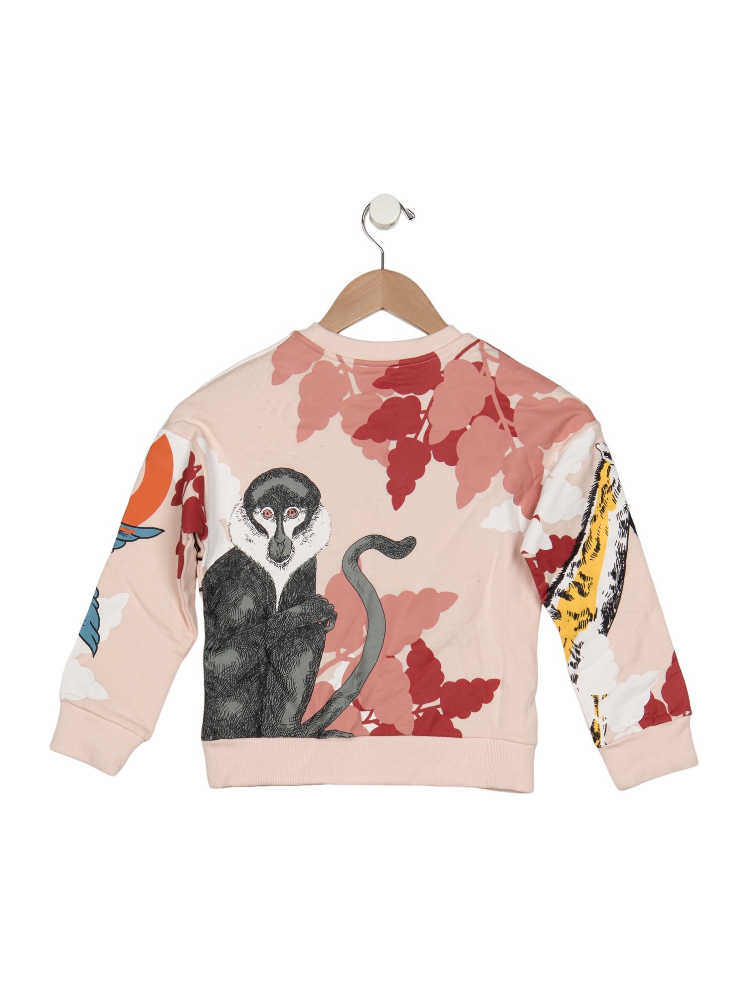 Kenzo Kids Girls Branded Pattern Printed Top