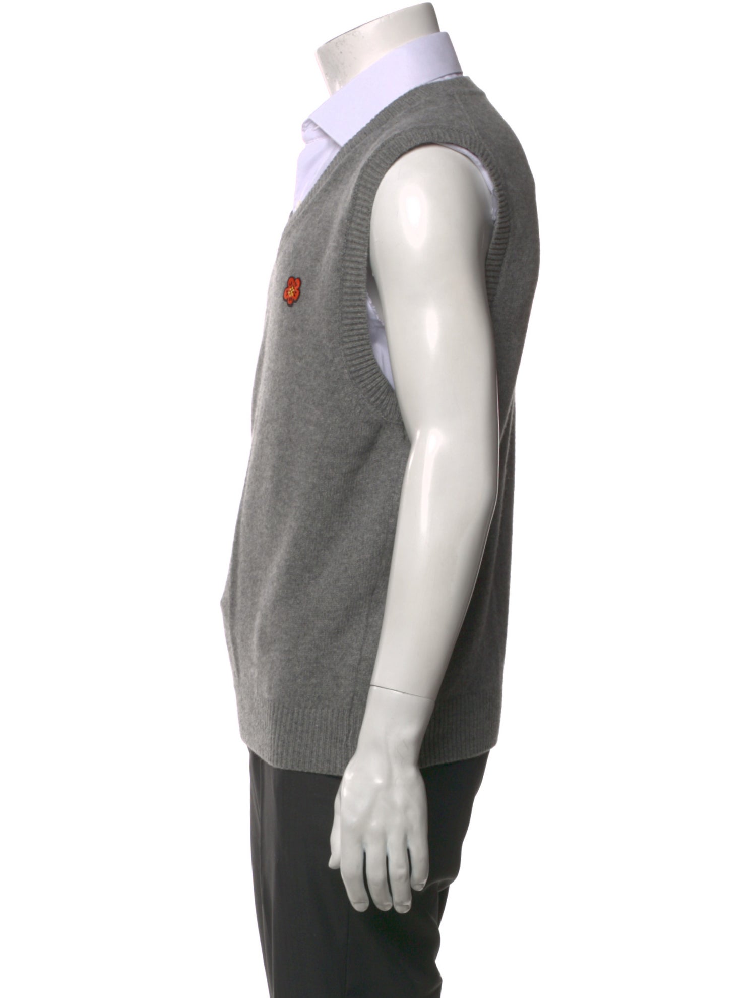 Kenzo Wool V-Neck Sweater Vest