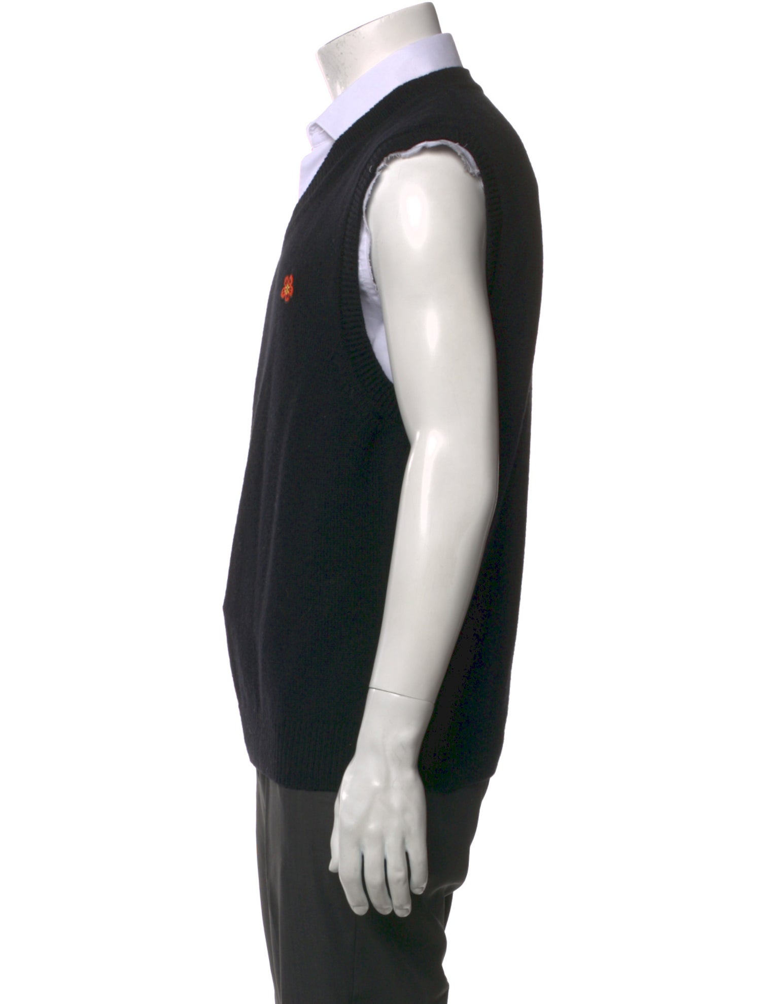Kenzo Wool V-Neck Sweater Vest