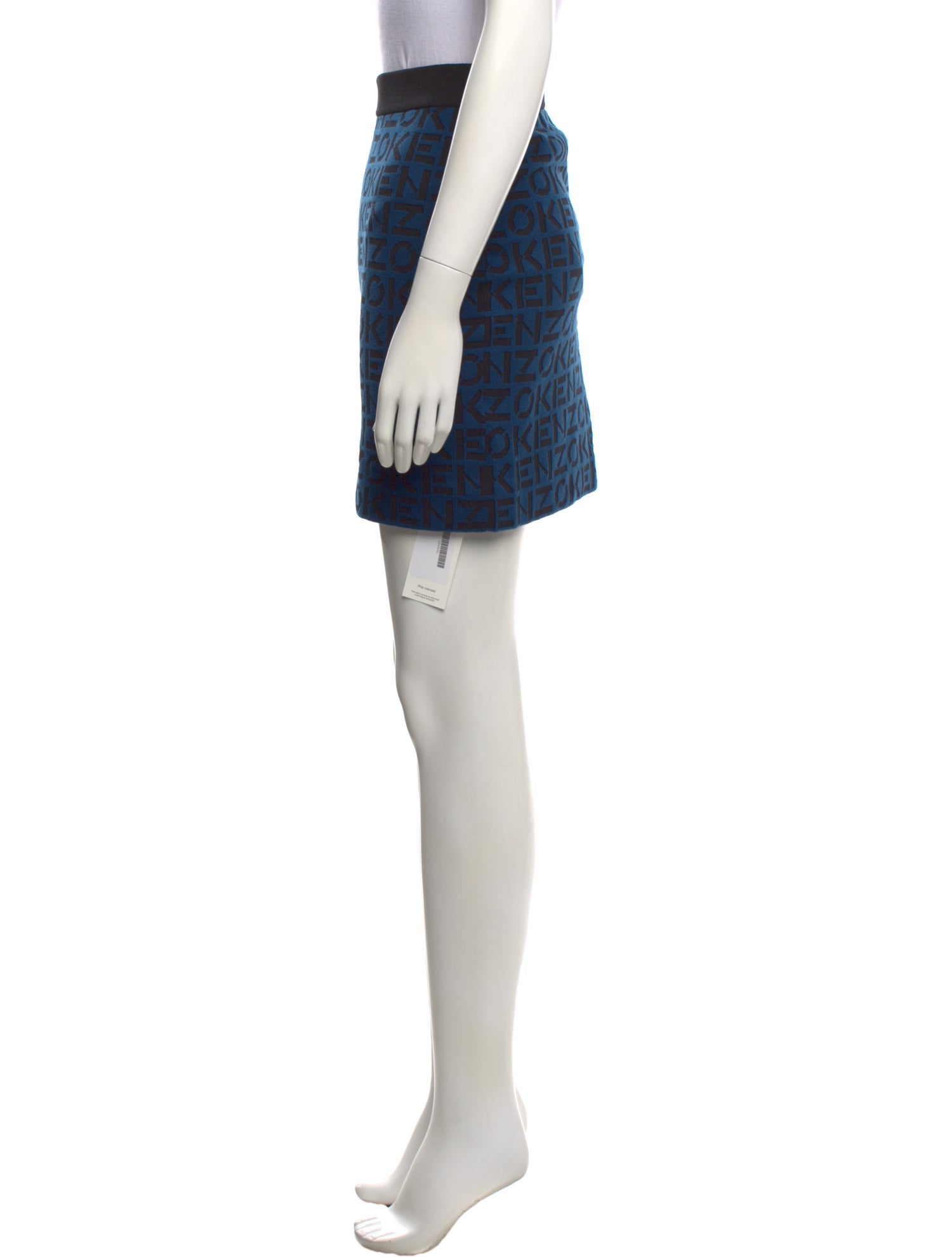 Kenzo Graphic Print Mini Skirt