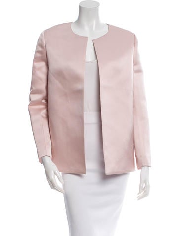 Katie Ermilio Satin Silk Jacket