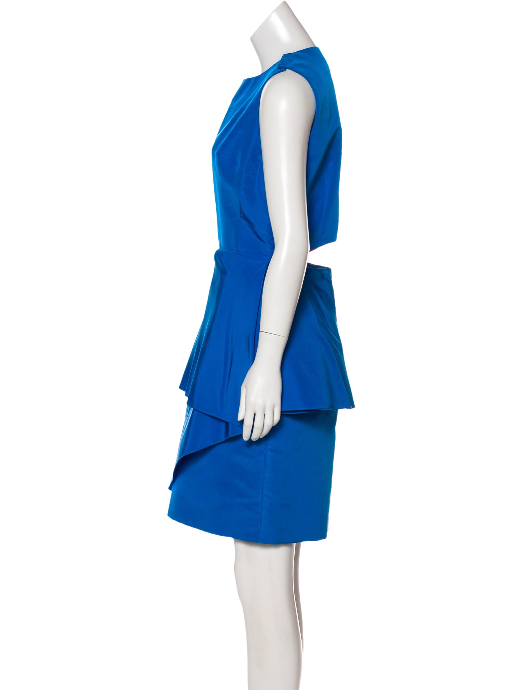 Katie Ermilio Silk Mini Dress