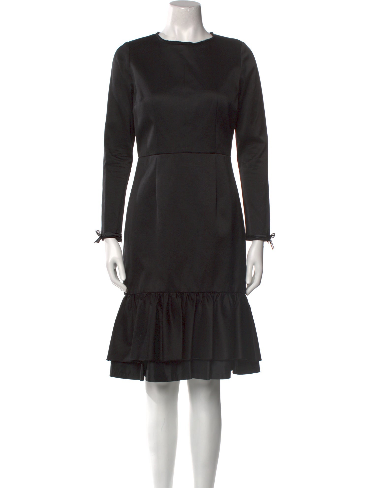Katie Ermilio Silk Knee-Length Dress