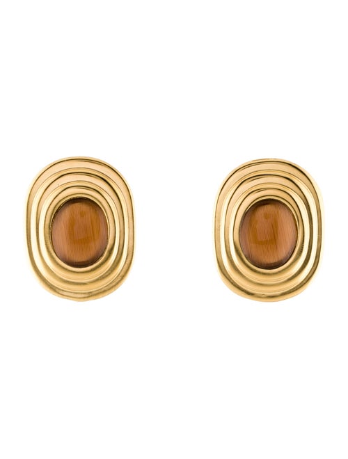 Soru Mocha Coco Oversized Stud Earrings