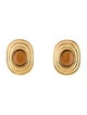 Soru Mocha Coco Oversized Stud Earrings