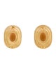 Soru Mocha Coco Oversized Stud Earrings