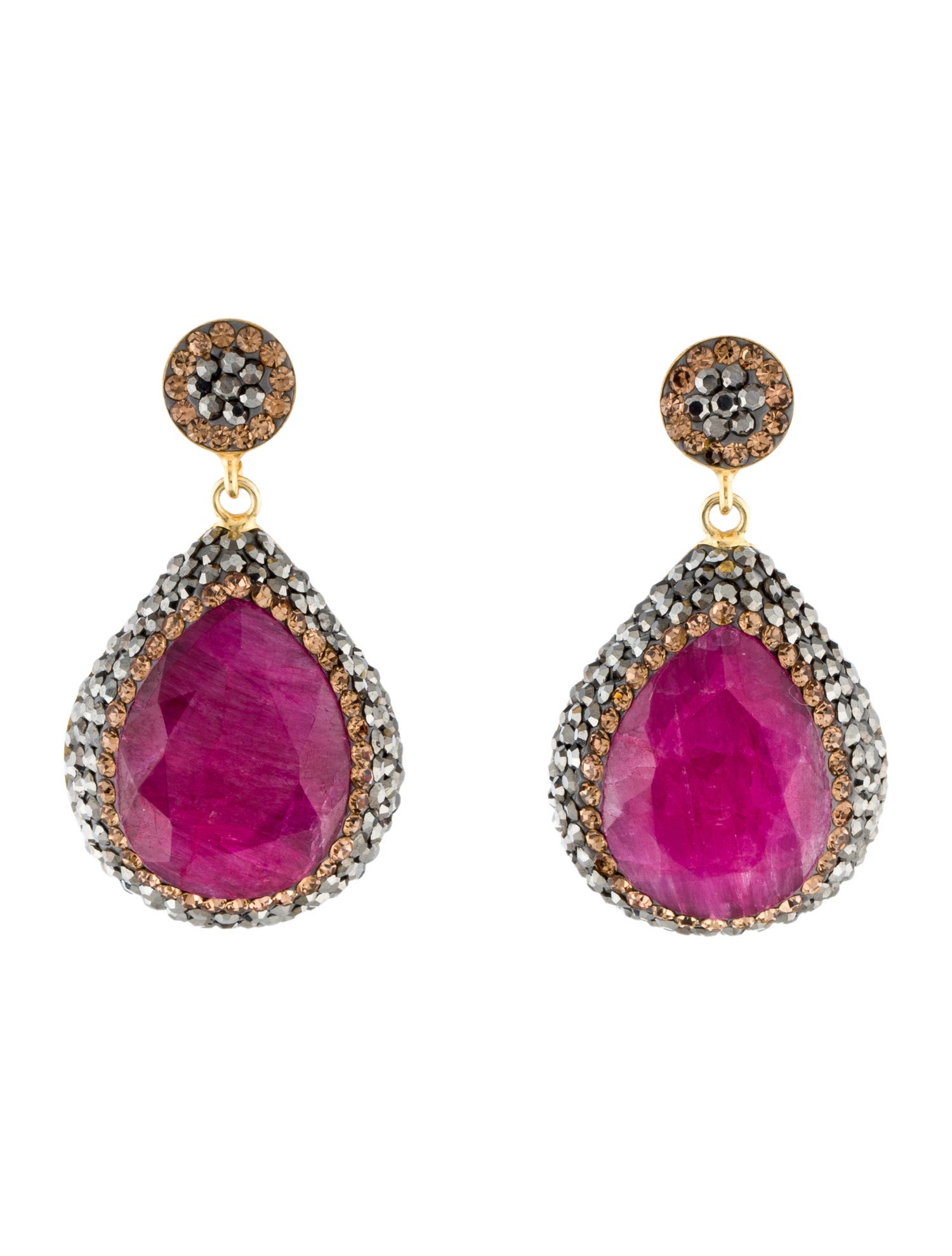 Soru Crystal Drop Earrings