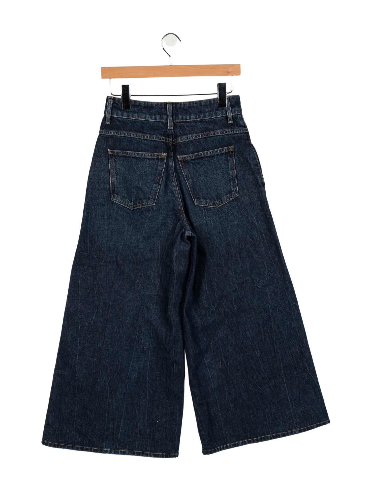 Khaite High-Rise Wide Leg Jeans