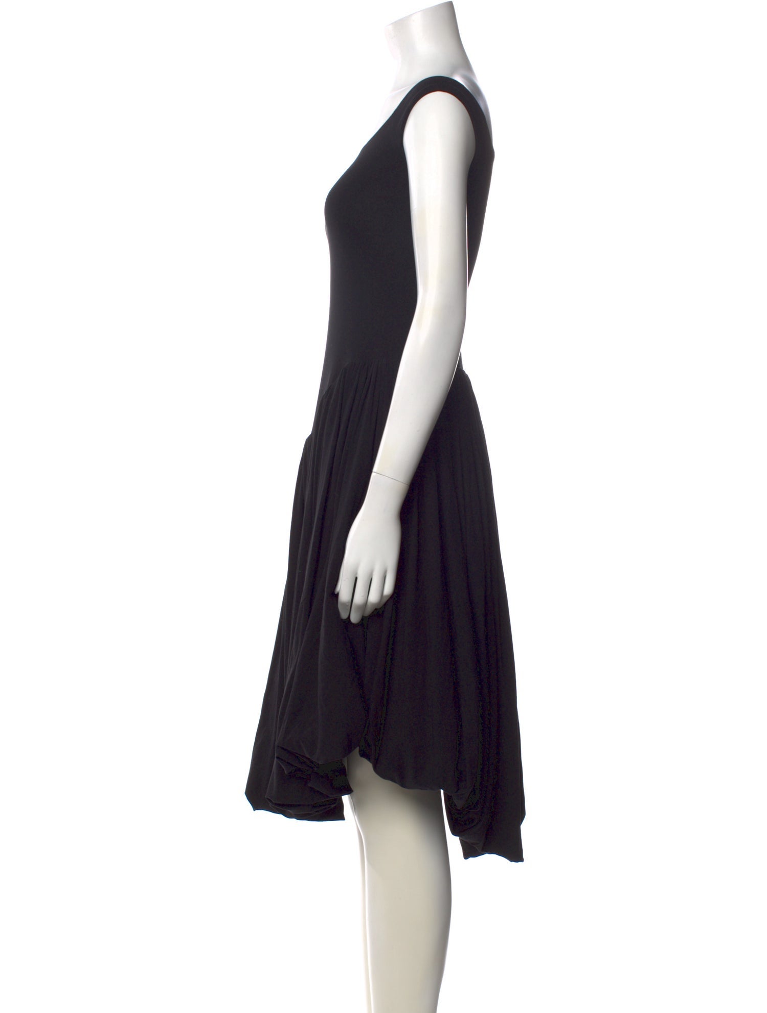 Khaite Scoop Neck Midi Length Dress