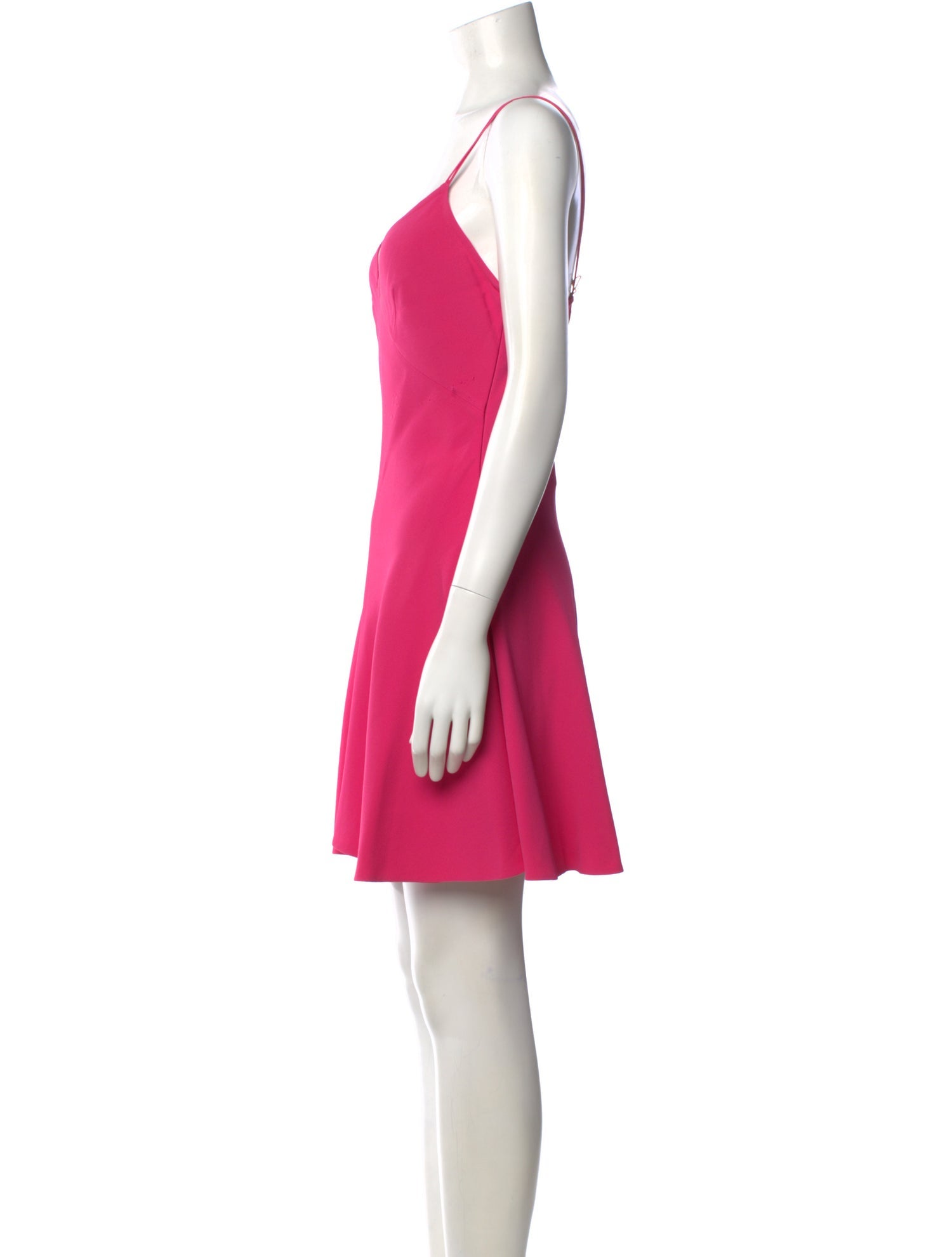 Khaite V-Neck Mini Dress
