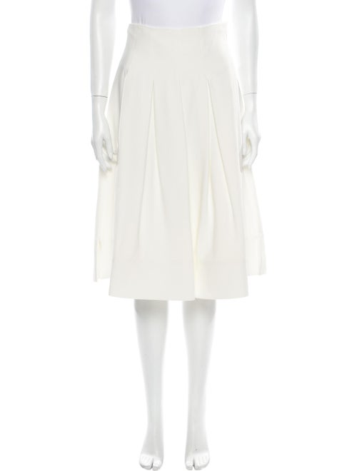 Khaite Pleated Accents Knee-Length Skirt