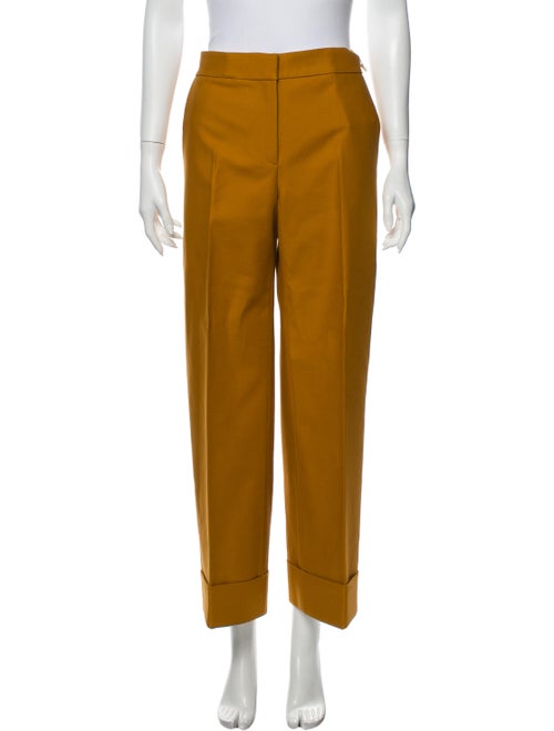 Khaite 2019 Wide Leg Pants Yellow