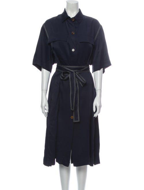 Khaite Midi Length Dress Blue