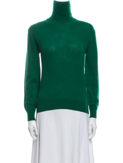 Khaite Cashmere Turtleneck Sweater Green