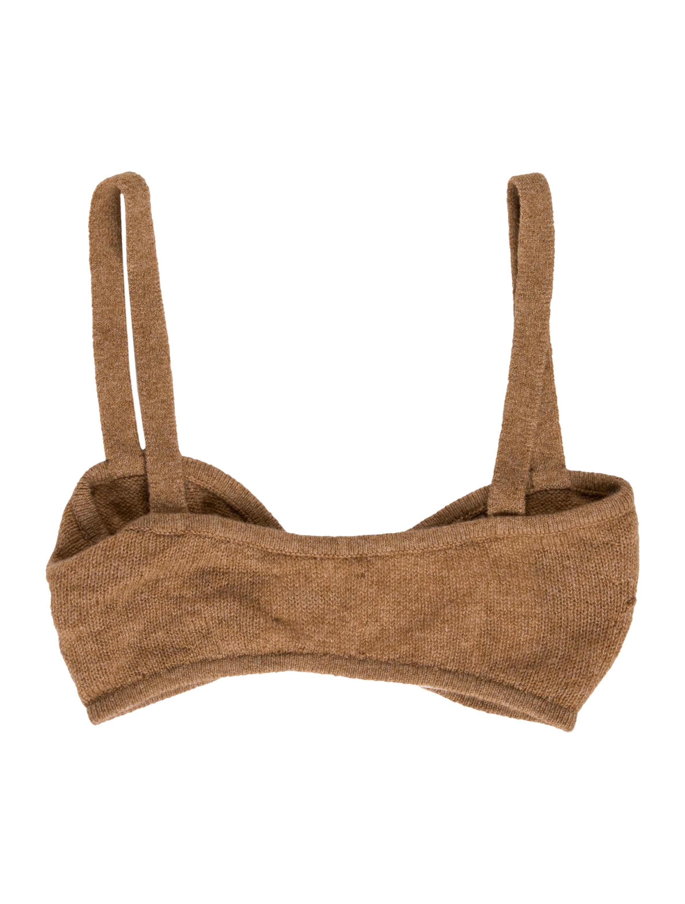 Khaite Cashmere Square Neckline Crop Top w/ Tags