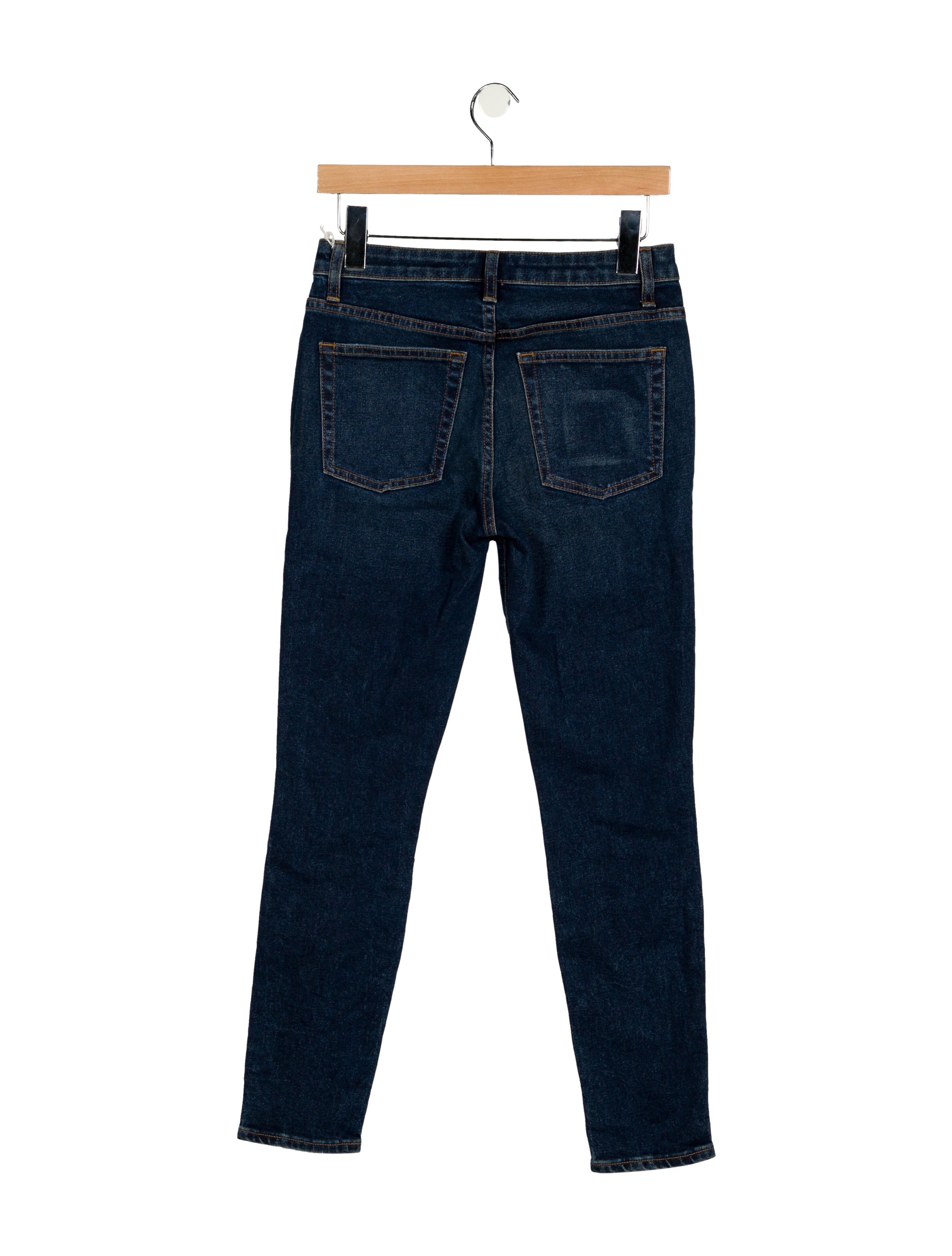 Khaite Mid-Rise Skinny Leg Jeans