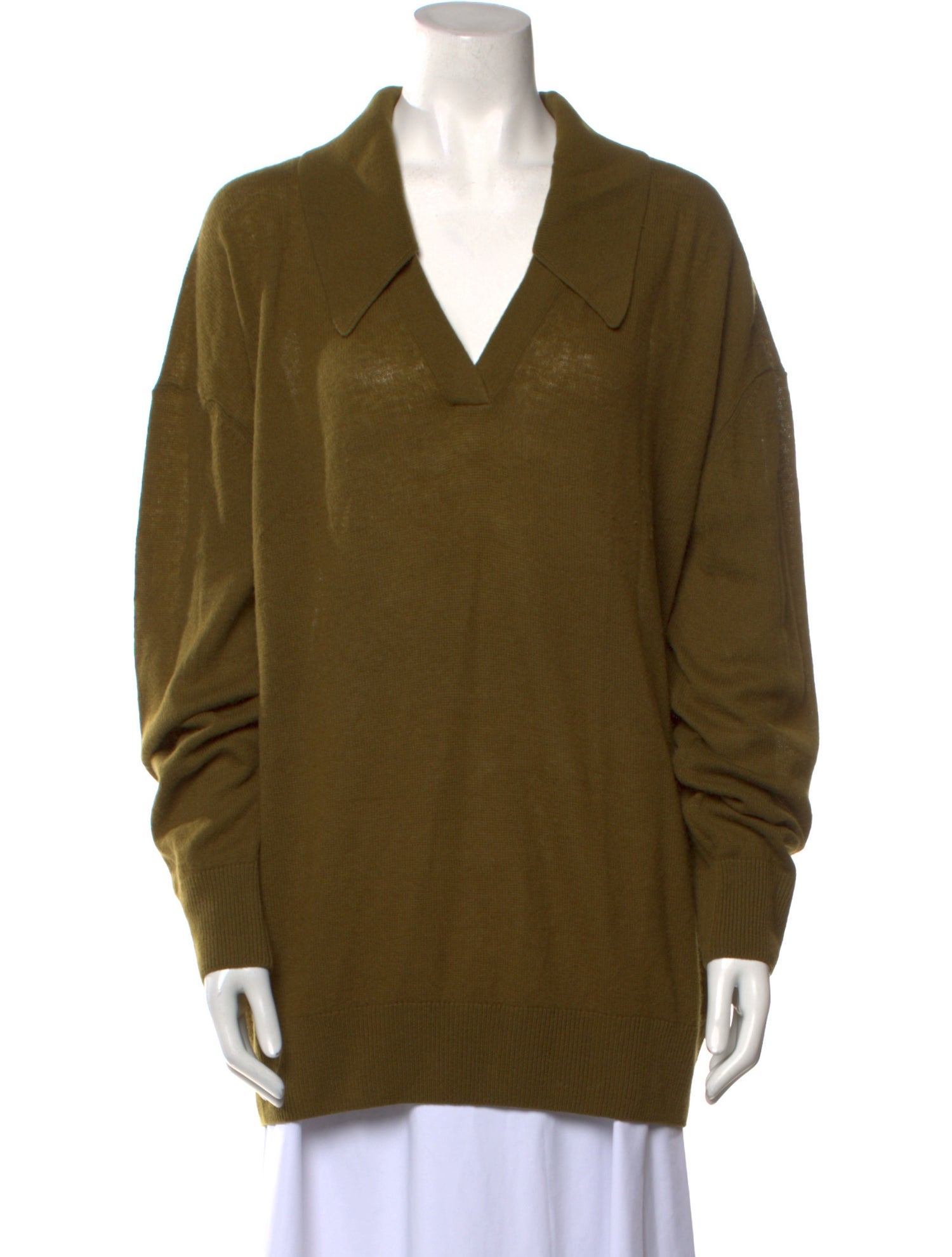Khaite Cashmere V-Neck Sweater