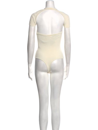 Khaite Halterneck Short Sleeve Bodysuit