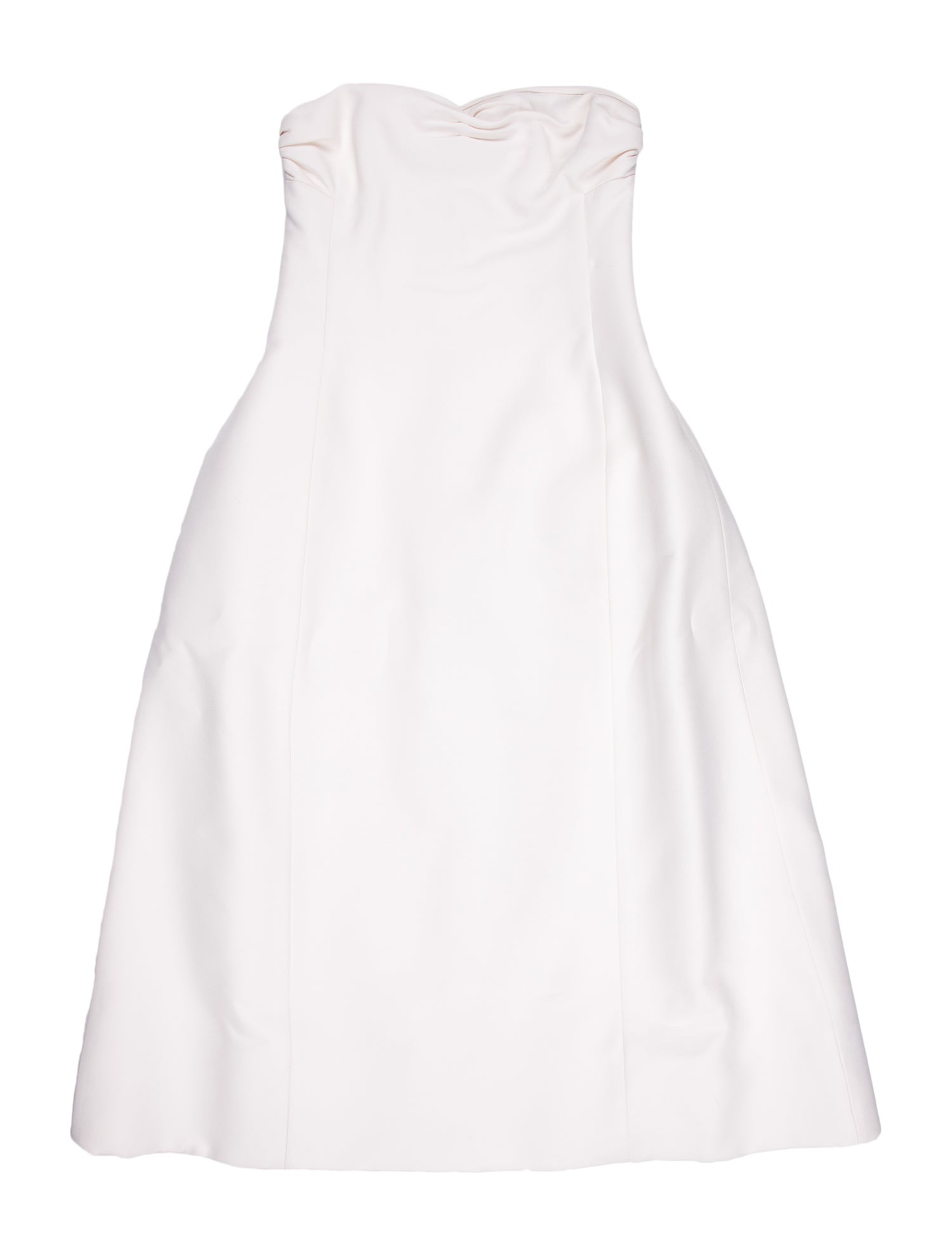 Khaite Strapless Knee-Length Dress