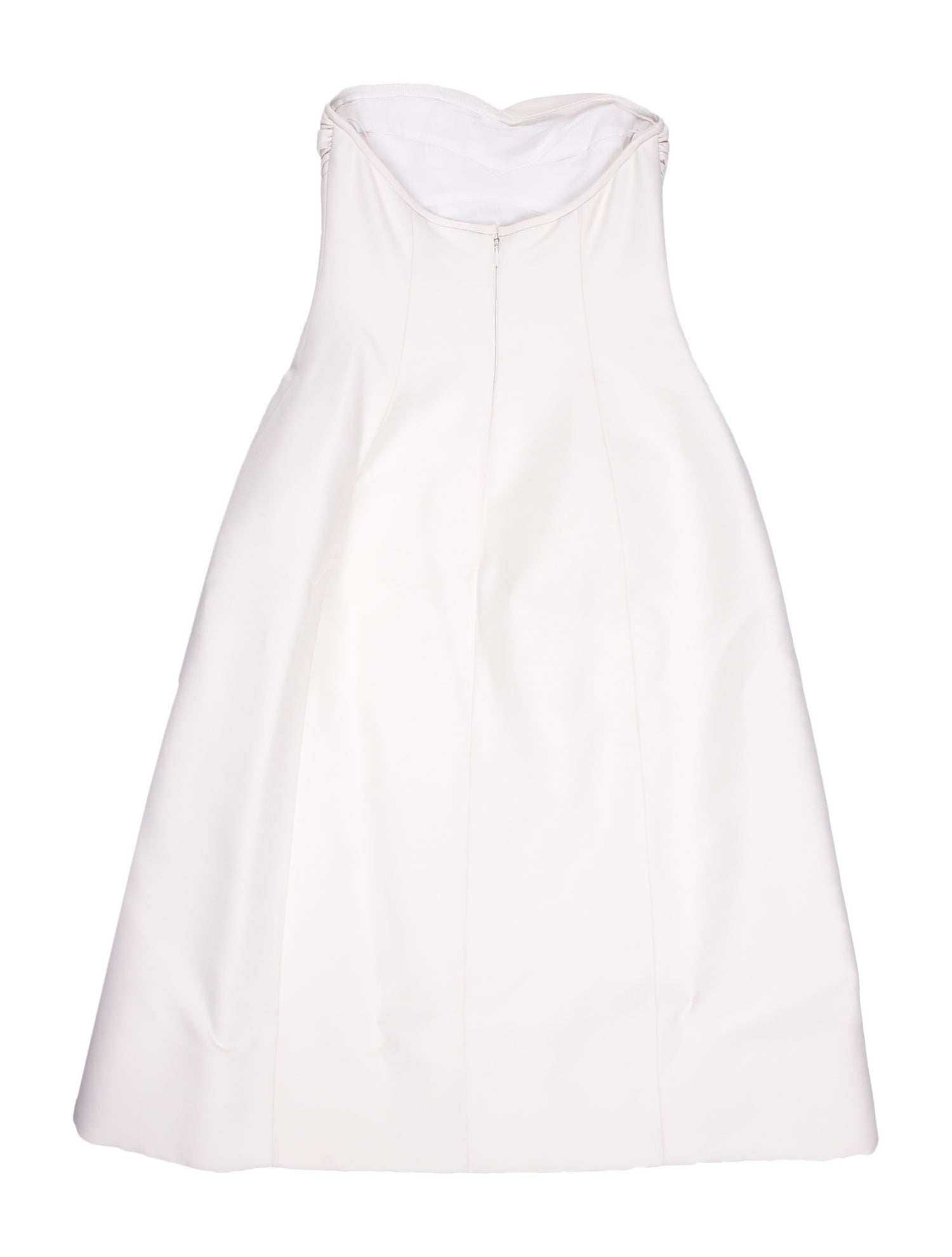 Khaite Strapless Knee-Length Dress