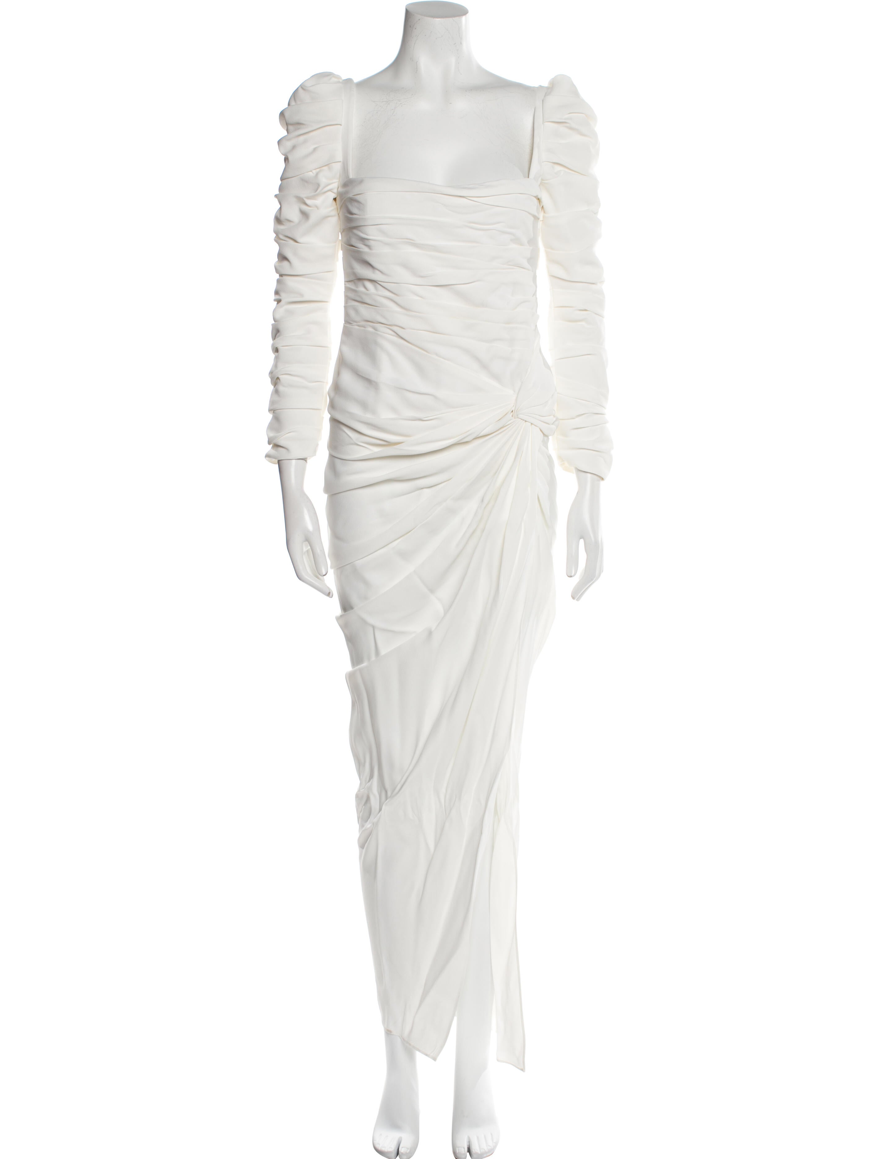 Khaite Square Neckline Long Dress