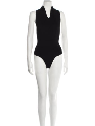 Khaite V-Neck Sleeveless Bodysuit